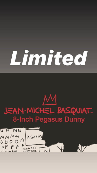 Dunny Masterpiece Jean-Michel Basquiat Pegasus 8"