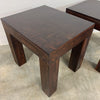 Pair of Don Shoemaker Nesting Tables Solid Rosewood Cocobolo Parquetry