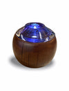 Orfeo Quagliata Purple Lamp with Recovered Wood by Rasttro