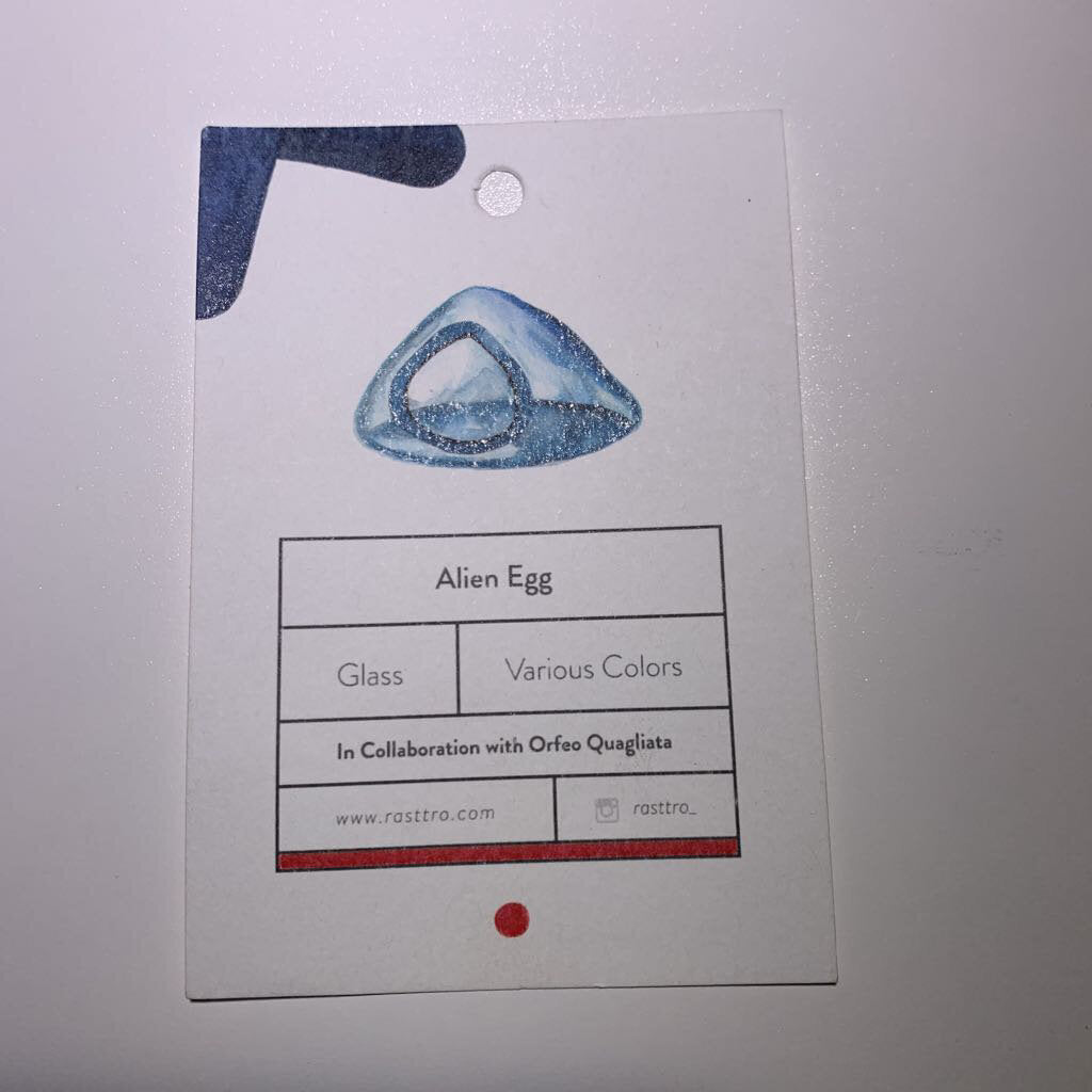 Orfeo Quagliata 'Stone' Large Turquoise