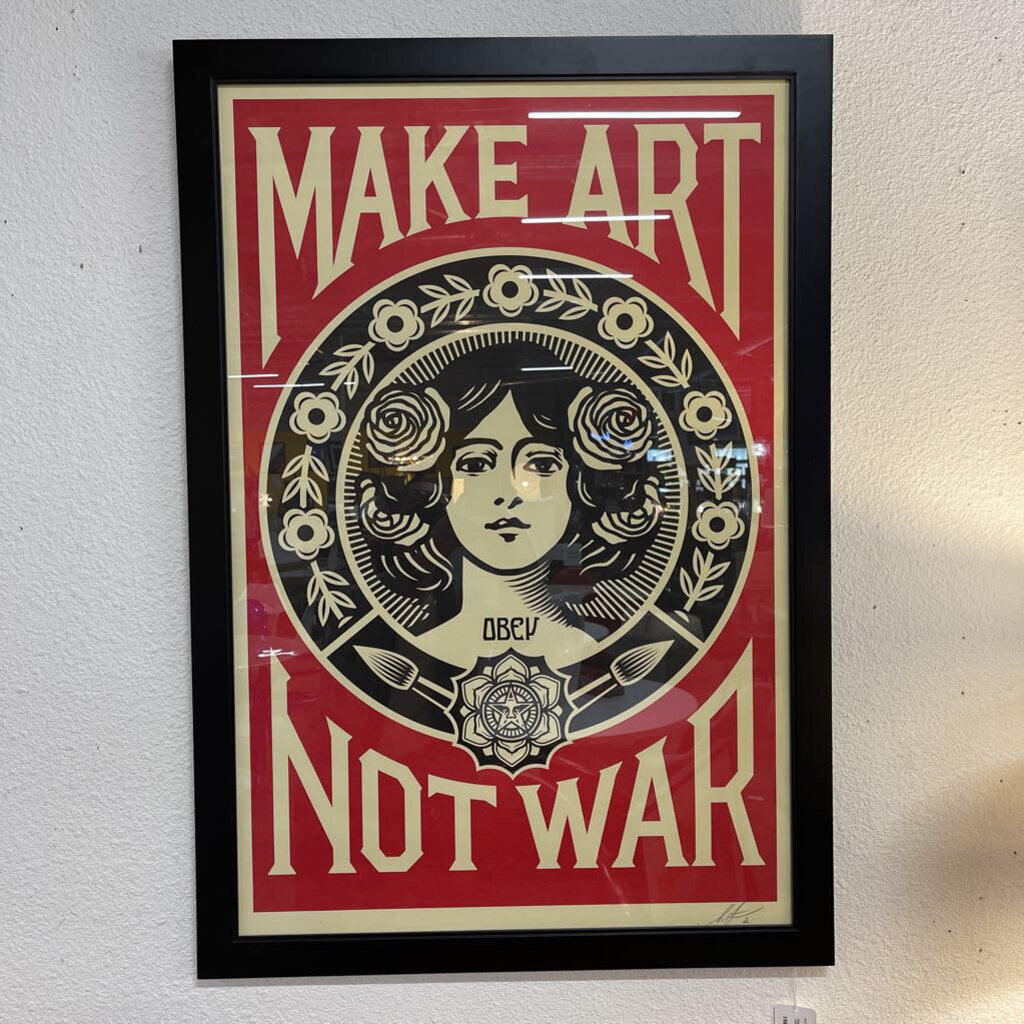 OBEY "Make Art Not War" Signed Offset Lithograph by Shepard Fairey